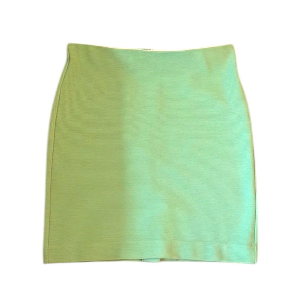 Ann Taylor LOFT Green Ribbed Skirt Women’s Size 4